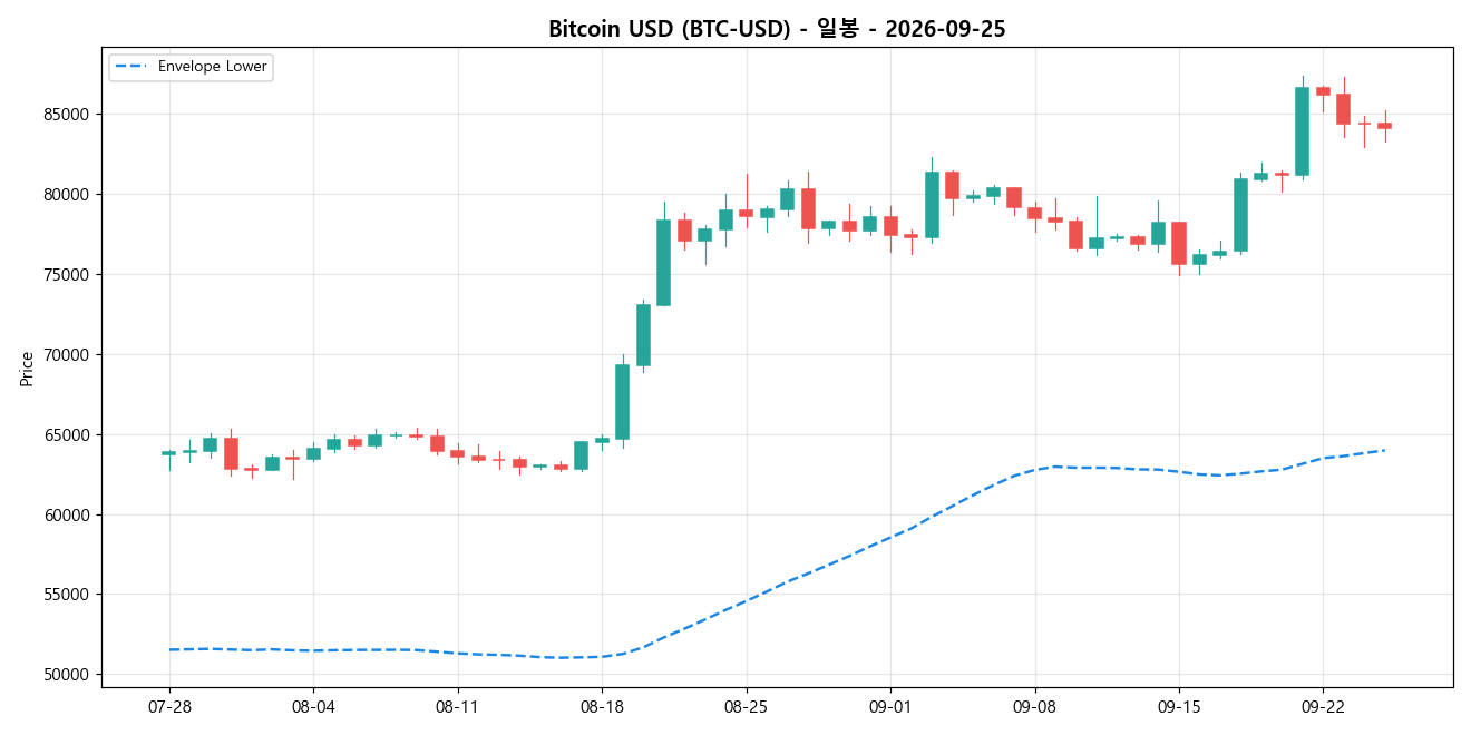 Bitcoin USD 일봉 차트