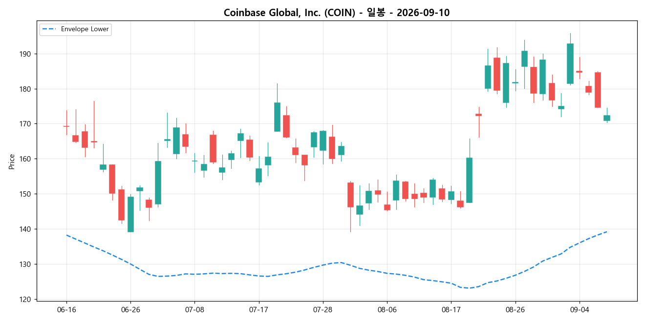 Coinbase Global, Inc. 일봉 차트