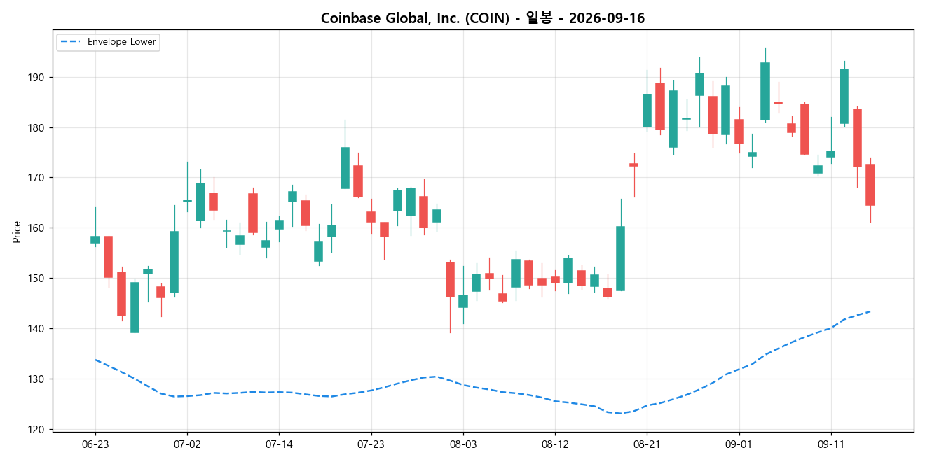 Coinbase Global, Inc. 일봉 차트