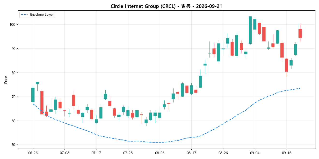 Circle Internet Group 일봉 차트
