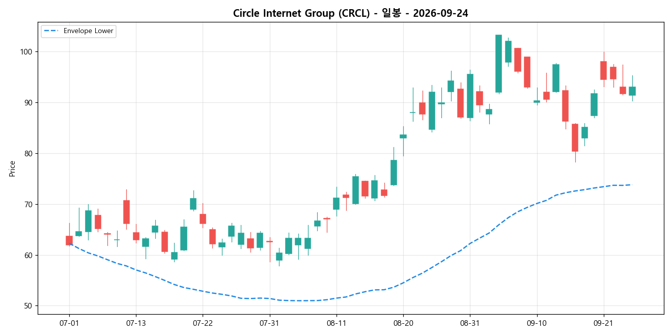 Circle Internet Group 일봉 차트