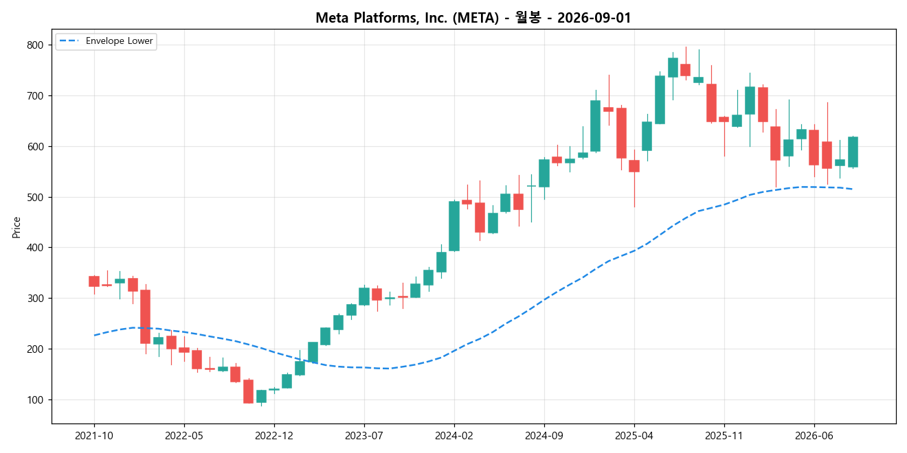 Meta Platforms, Inc. 월봉 차트