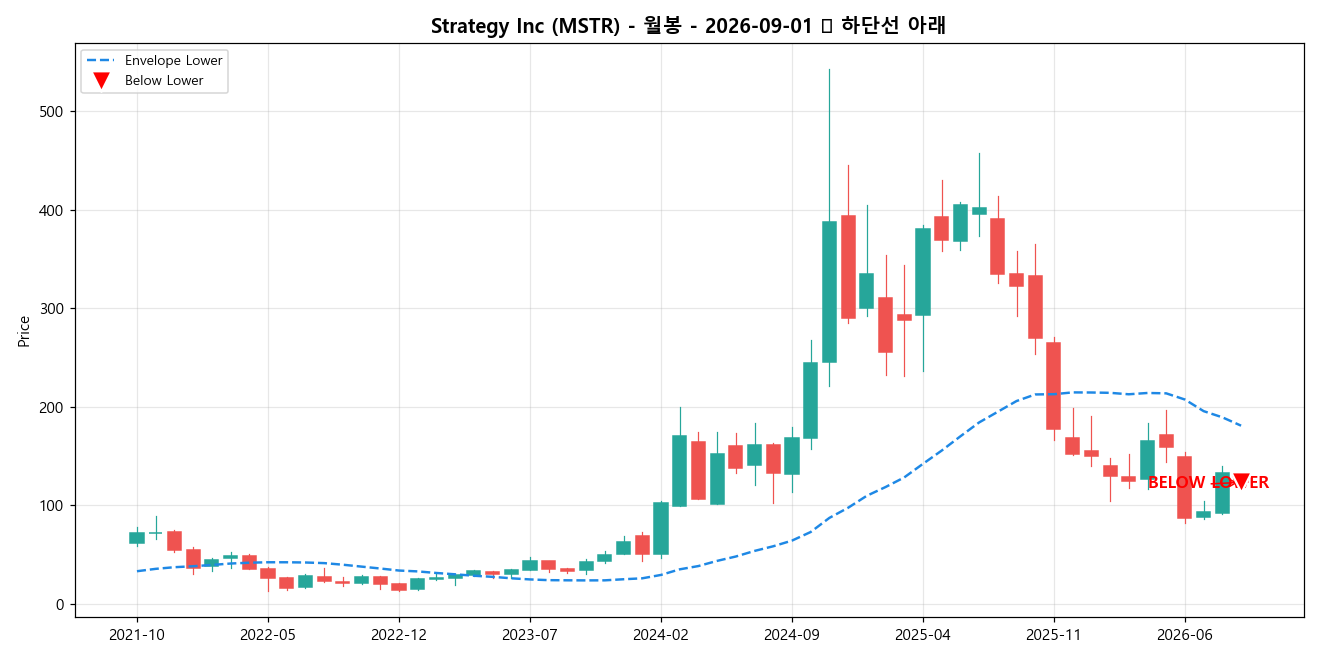 Strategy Inc 월봉 차트