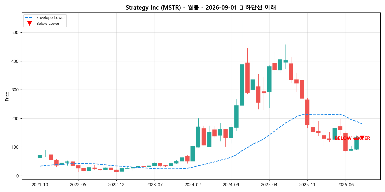 Strategy Inc 월봉 차트