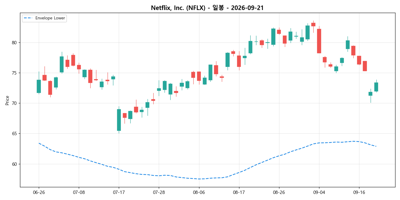 Netflix, Inc. 일봉 차트