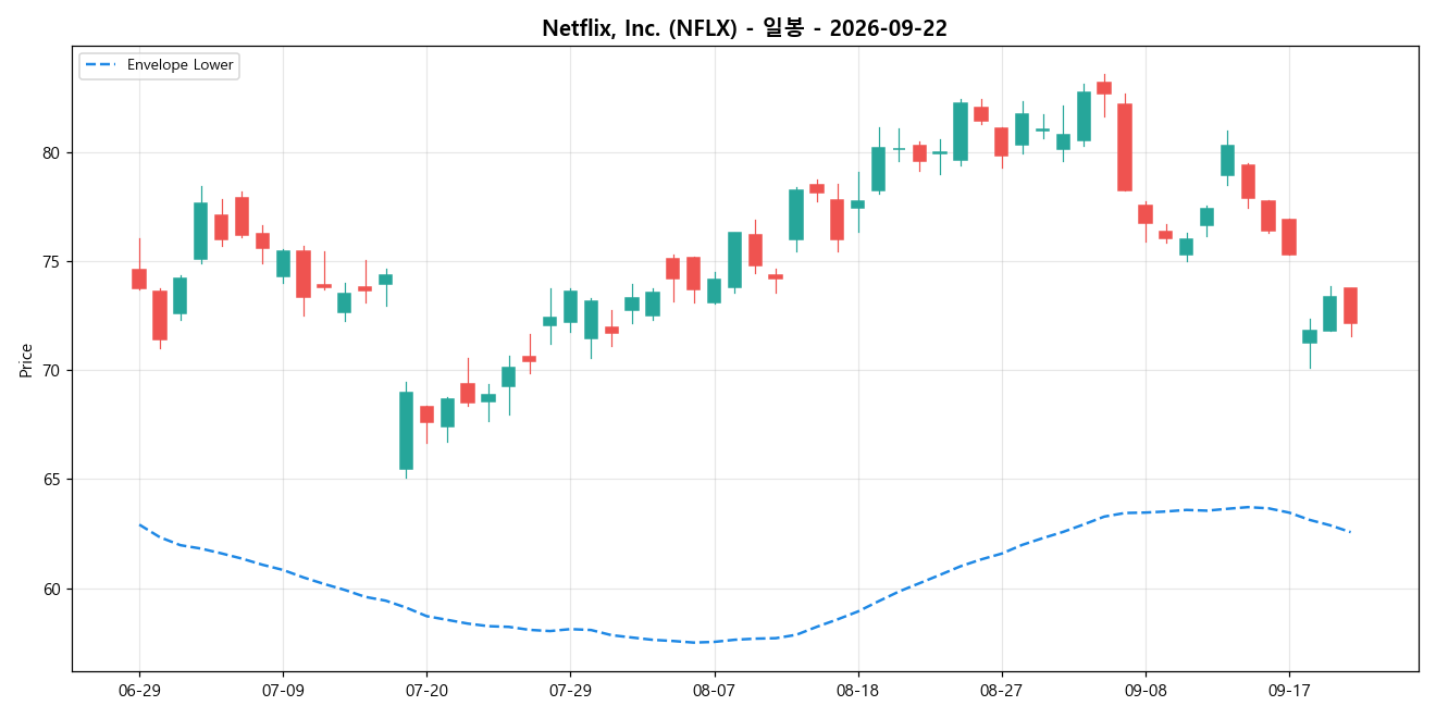 Netflix, Inc. 일봉 차트