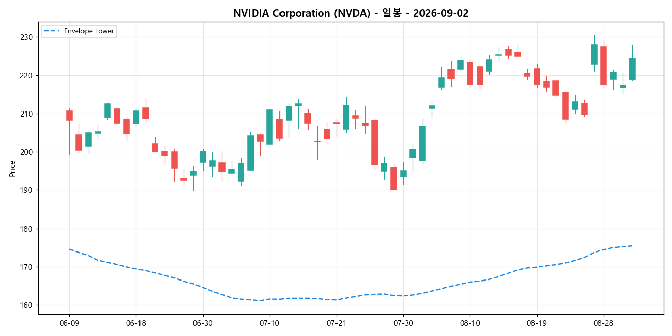 NVIDIA Corporation 일봉 차트