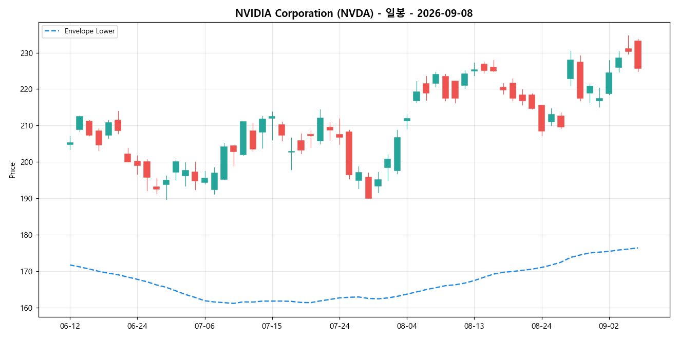 NVIDIA Corporation 일봉 차트
