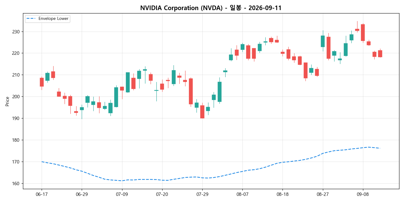 NVIDIA Corporation 일봉 차트