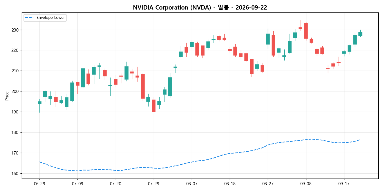 NVIDIA Corporation 일봉 차트