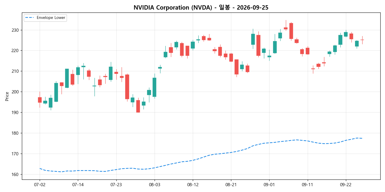 NVIDIA Corporation 일봉 차트