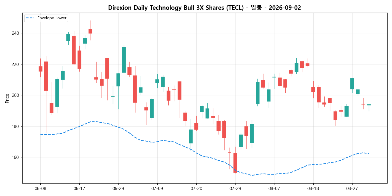 Direxion Daily Technology Bull 3X Shares 일봉 차트