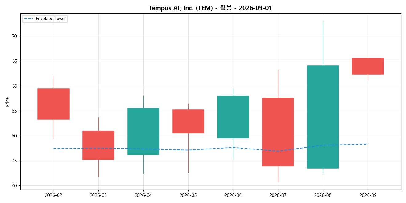Tempus AI, Inc. 월봉 차트