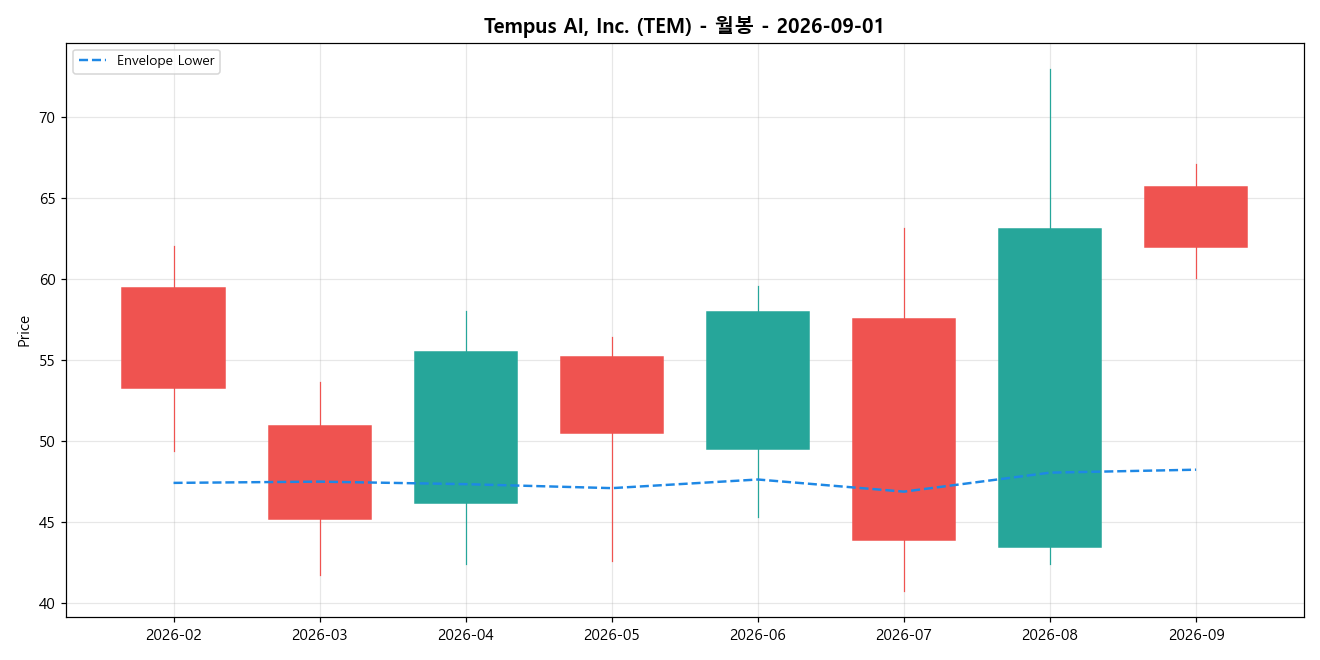 Tempus AI, Inc. 월봉 차트