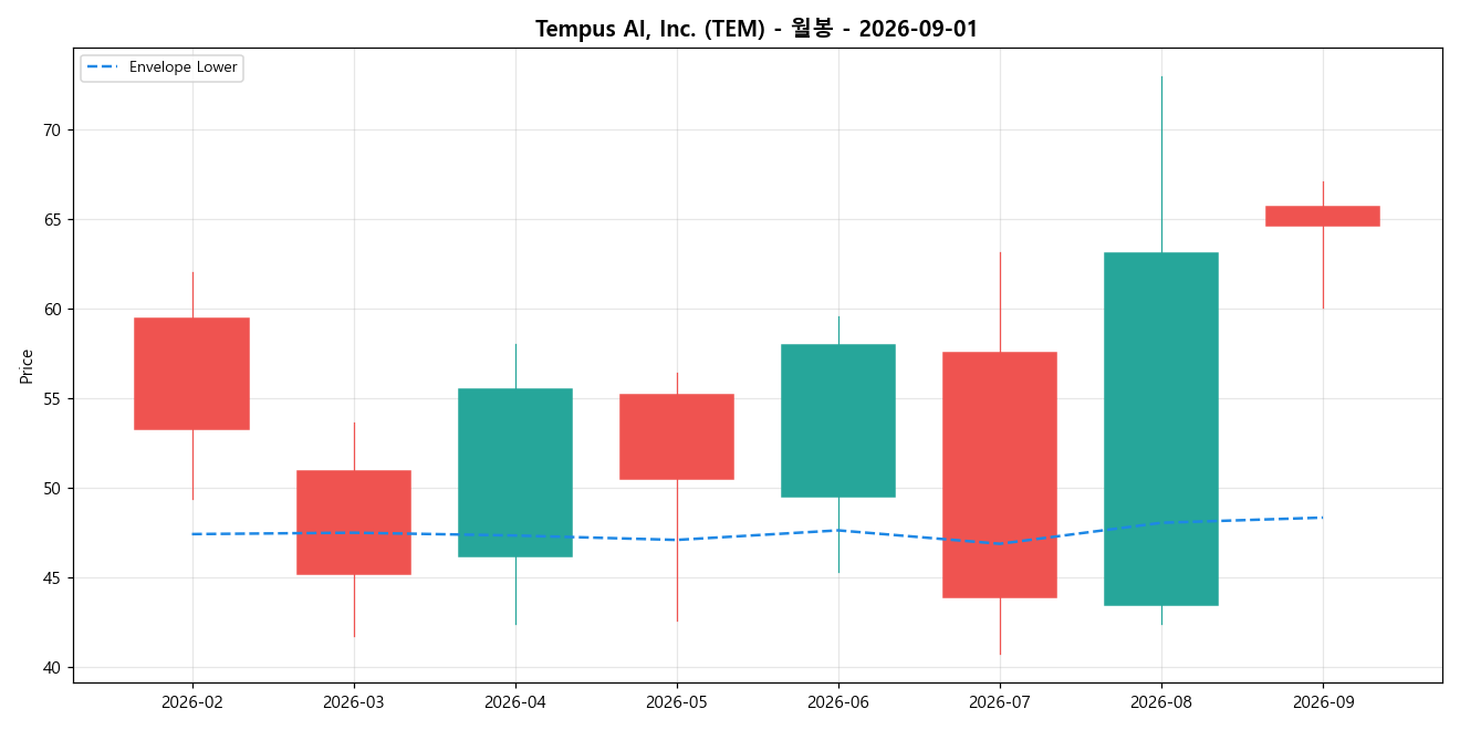 Tempus AI, Inc. 월봉 차트