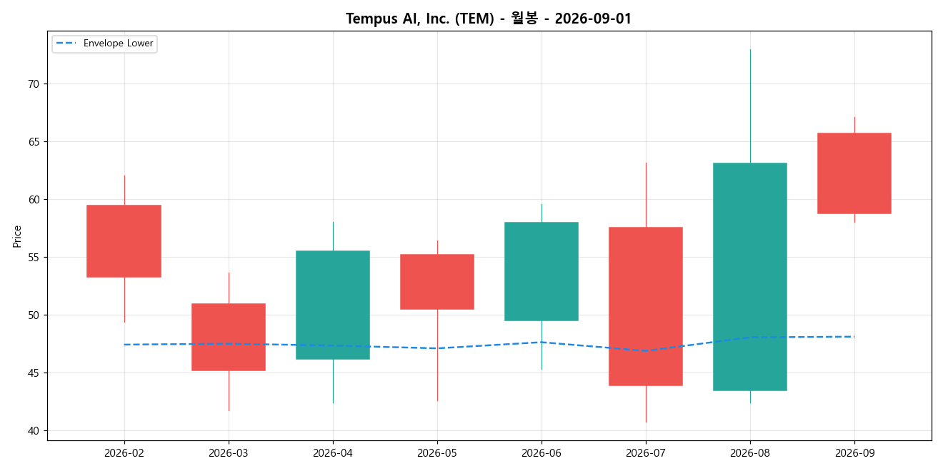 Tempus AI, Inc. 월봉 차트