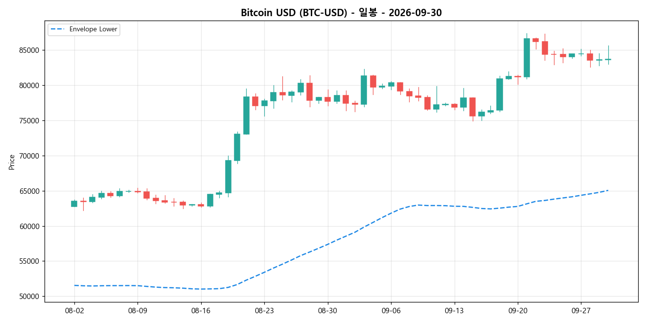 Bitcoin USD 일봉 차트