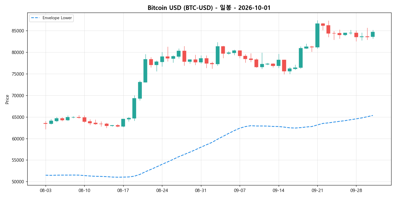 Bitcoin USD 일봉 차트