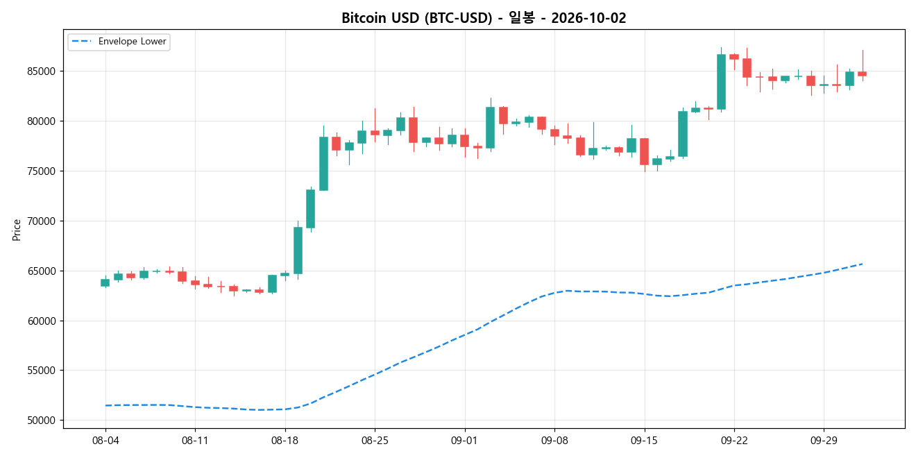 Bitcoin USD 일봉 차트