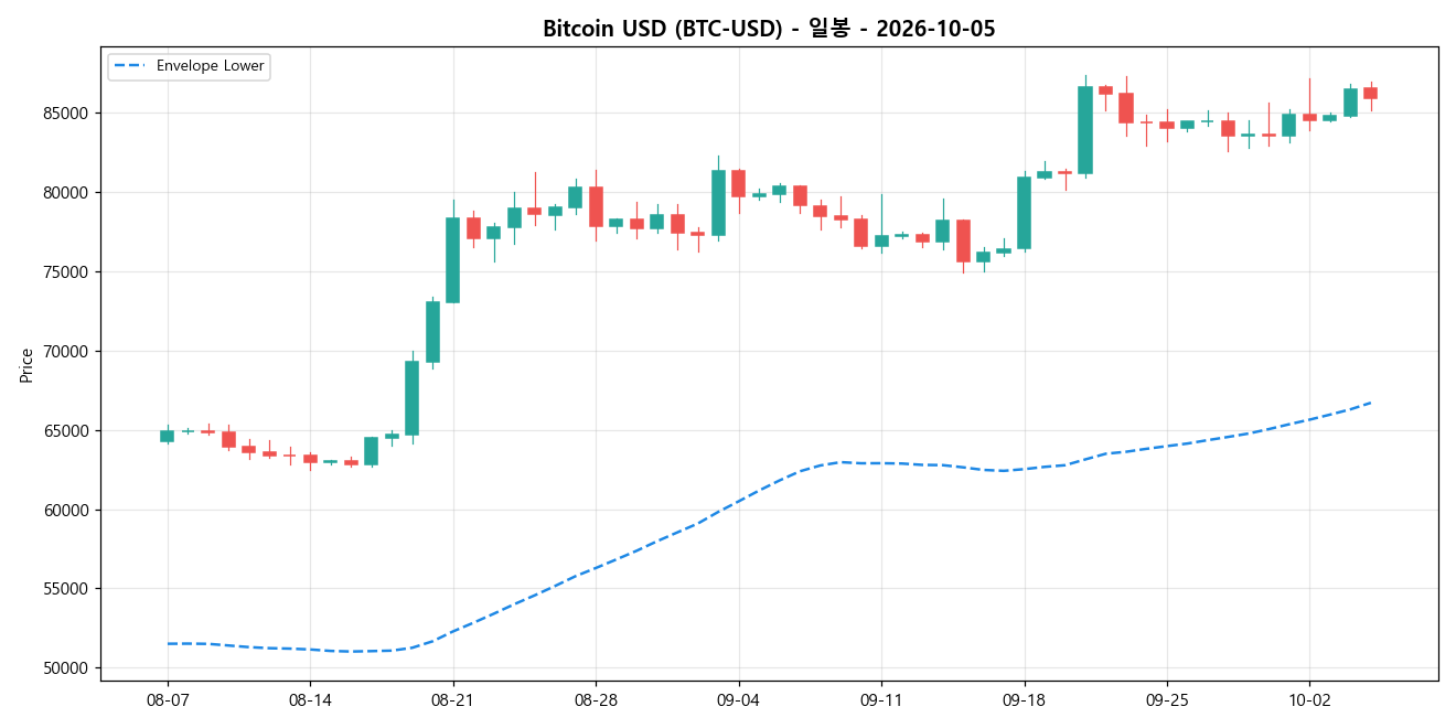 Bitcoin USD 일봉 차트