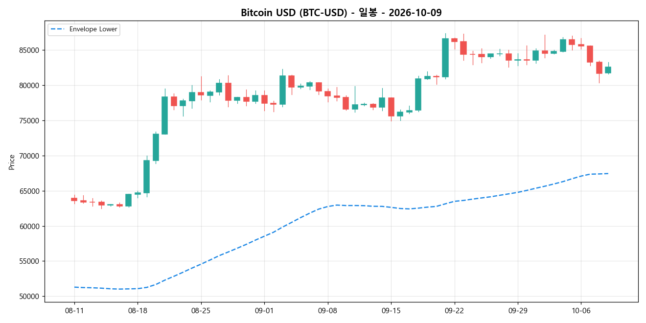 Bitcoin USD 일봉 차트
