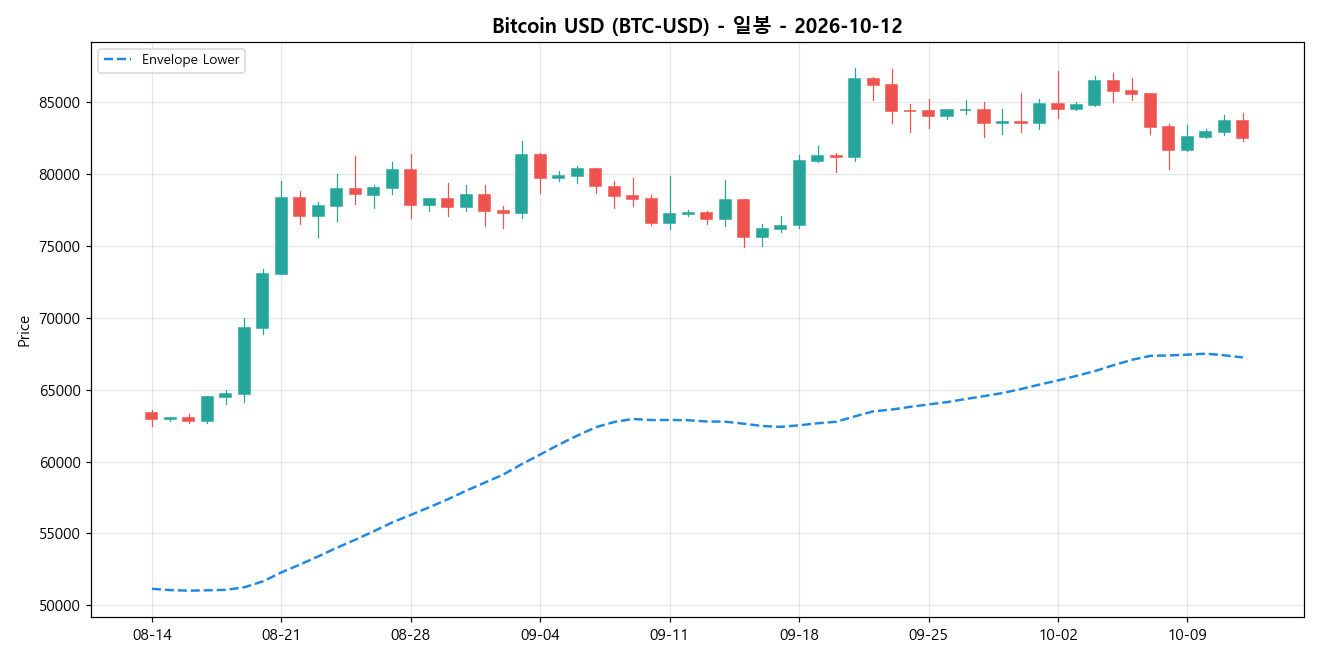 Bitcoin USD 일봉 차트