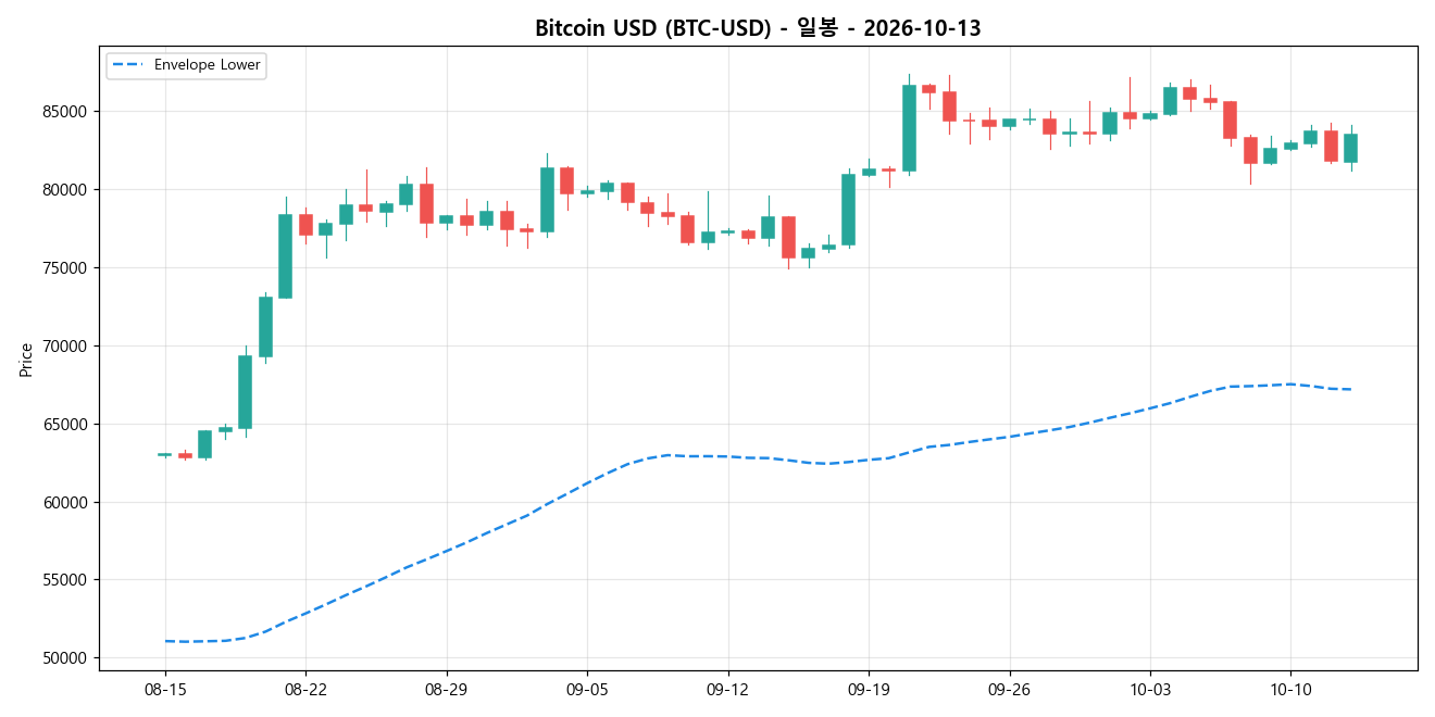 Bitcoin USD 일봉 차트
