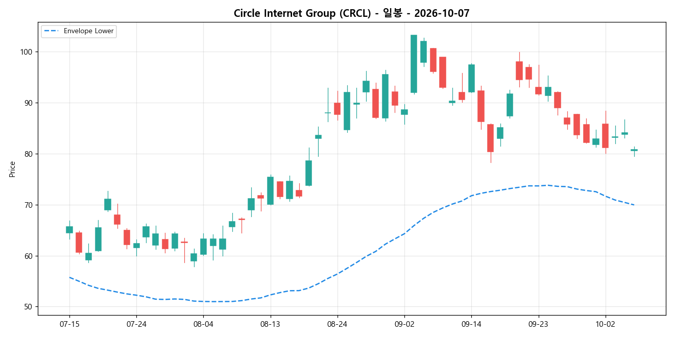 Circle Internet Group 일봉 차트