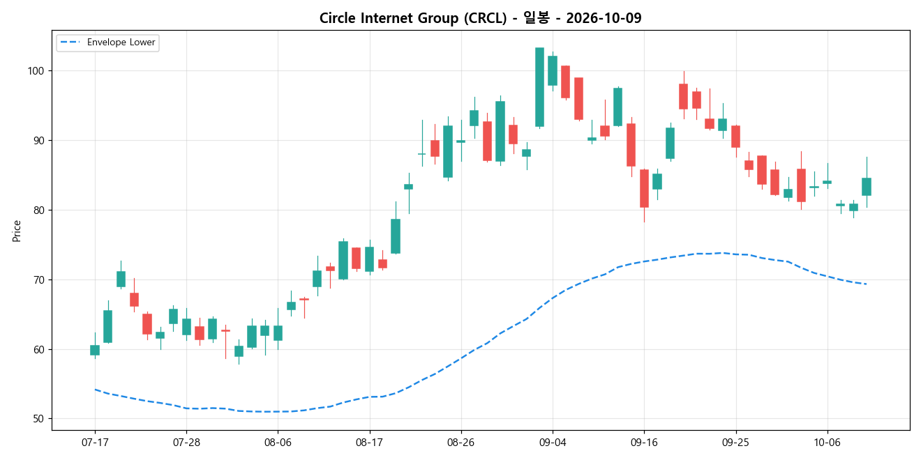 Circle Internet Group 일봉 차트