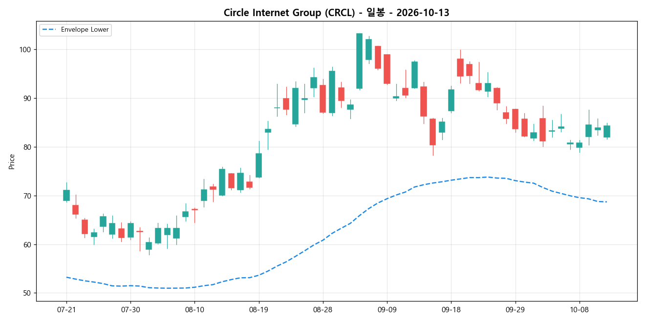 Circle Internet Group 일봉 차트