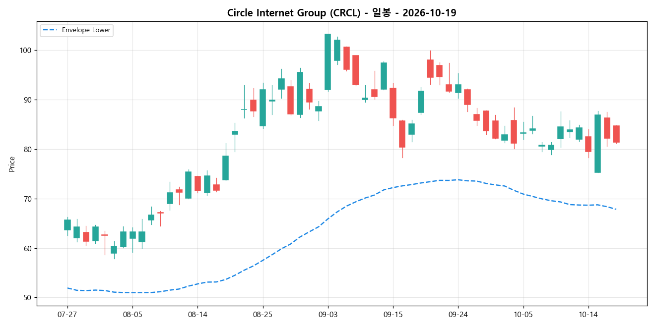 Circle Internet Group 일봉 차트