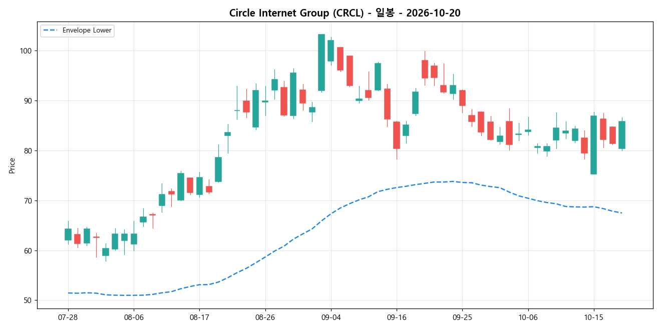 Circle Internet Group 일봉 차트