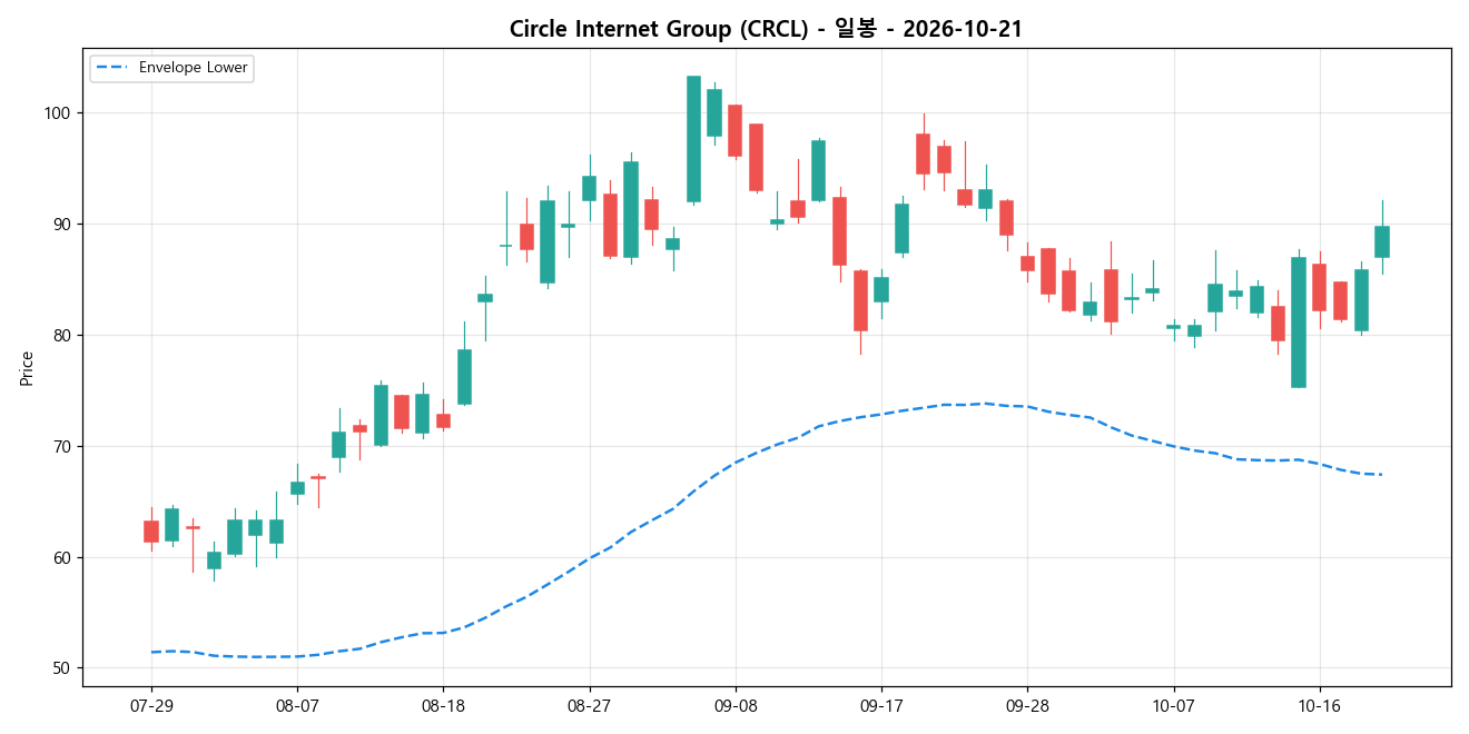 Circle Internet Group 일봉 차트