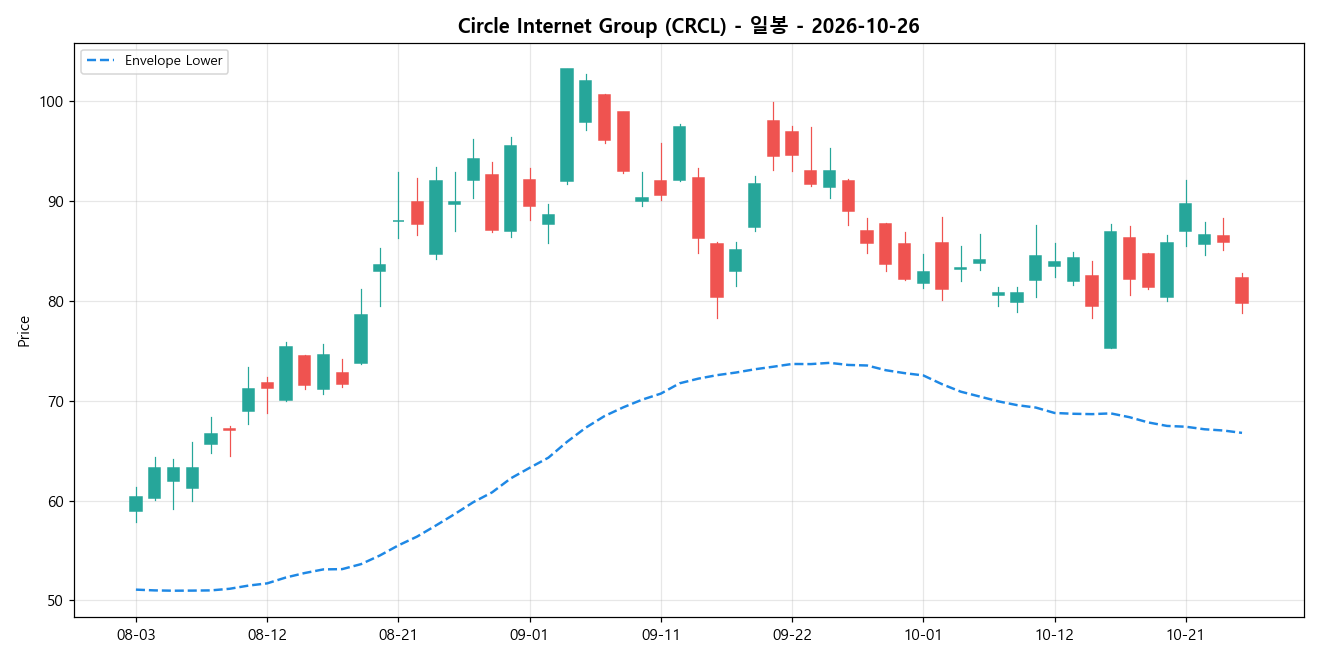 Circle Internet Group 일봉 차트