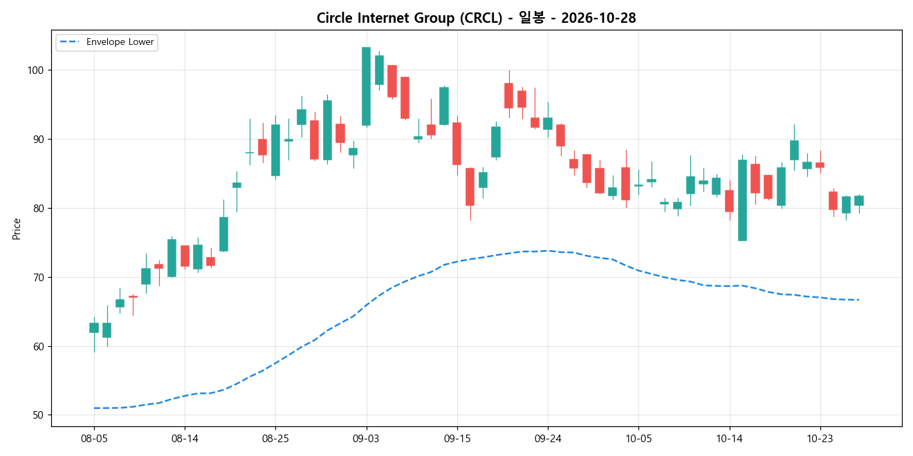Circle Internet Group 일봉 차트
