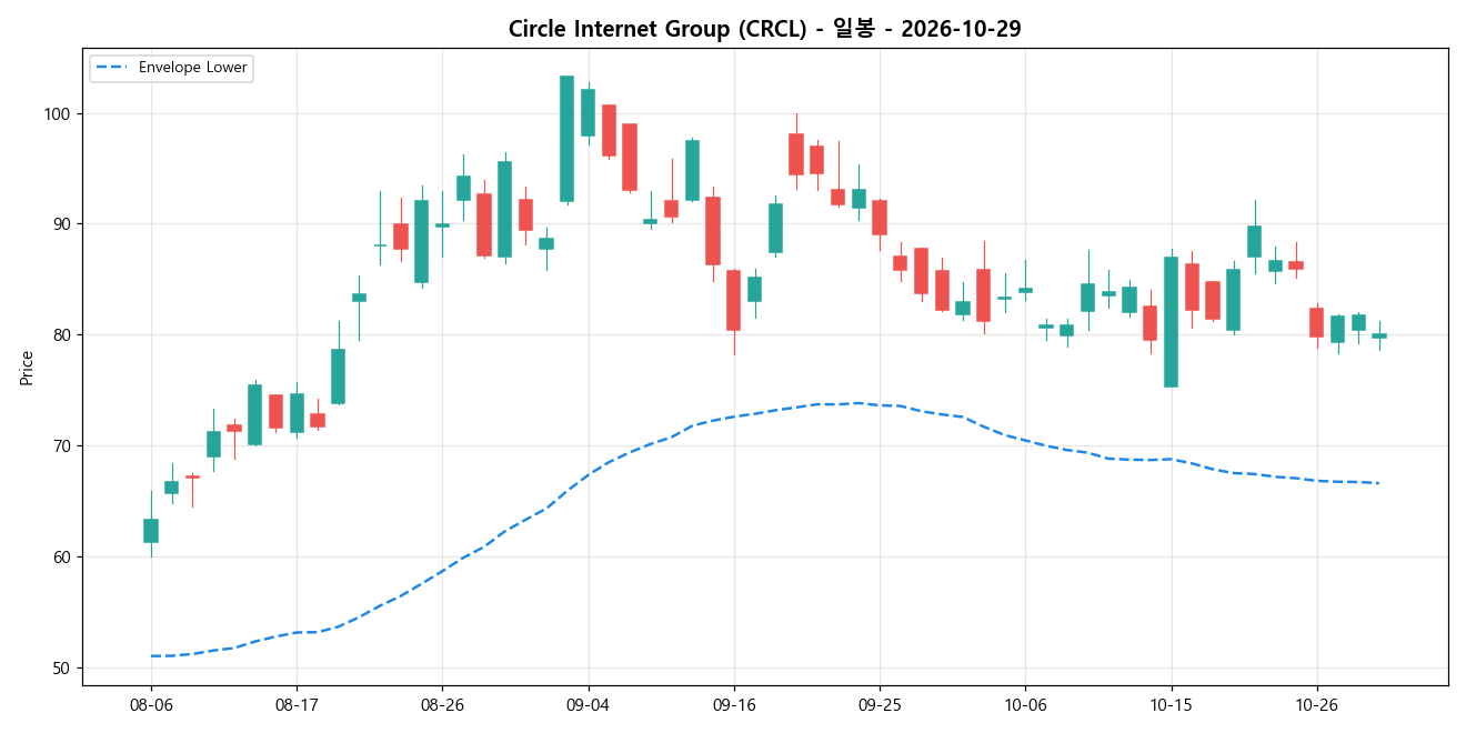 Circle Internet Group 일봉 차트