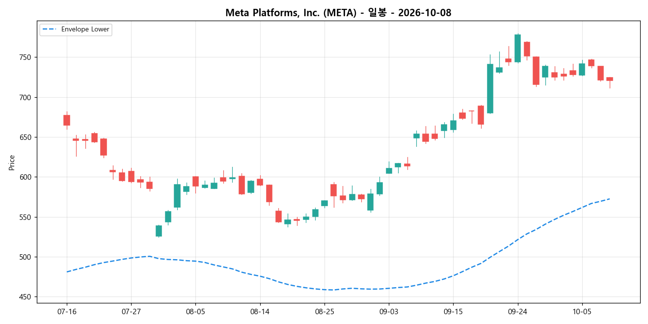 Meta Platforms, Inc. 일봉 차트