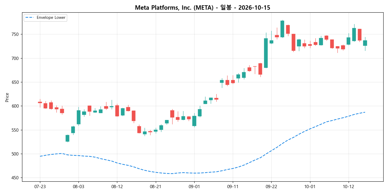 Meta Platforms, Inc. 일봉 차트