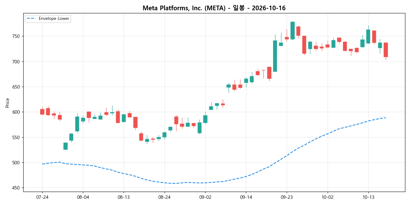 Meta Platforms, Inc. 일봉 차트
