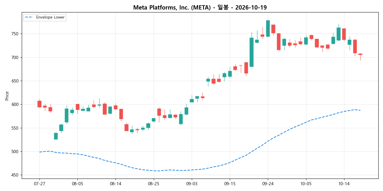 Meta Platforms, Inc. 일봉 차트