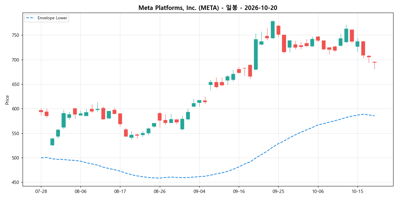 Meta Platforms, Inc. 일봉 차트