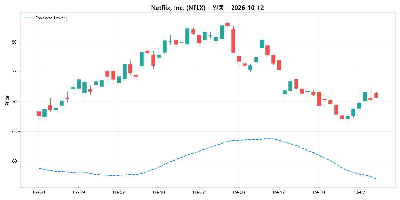 Netflix, Inc. 일봉 차트