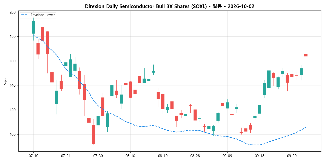 Direxion Daily Semiconductor Bull 3X Shares 일봉 차트
