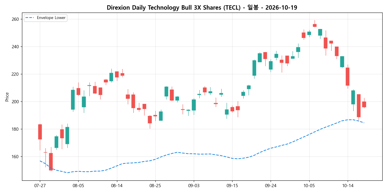 Direxion Daily Technology Bull 3X Shares 일봉 차트