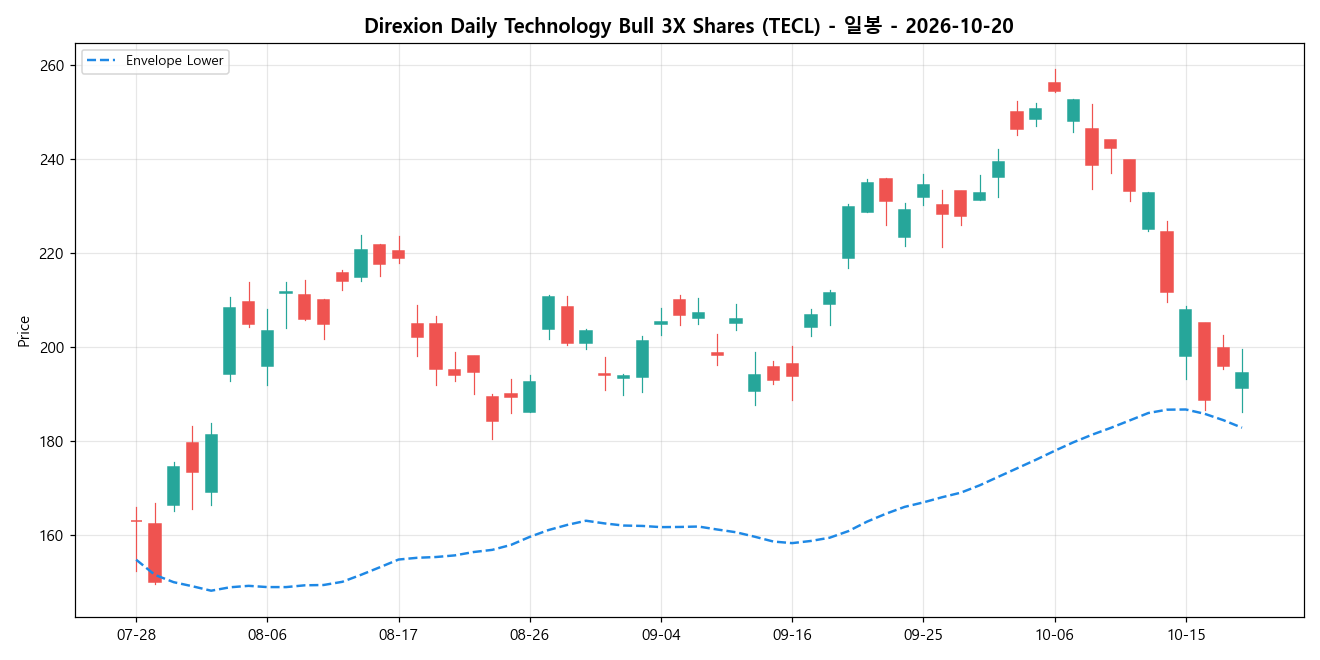 Direxion Daily Technology Bull 3X Shares 일봉 차트